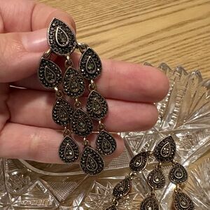 WHBM Bohemian Style Teardrop Dangle Earrings